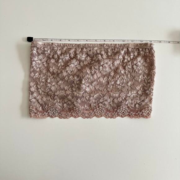 handmade neutral lace sheer tube top - Picture 7 of 10